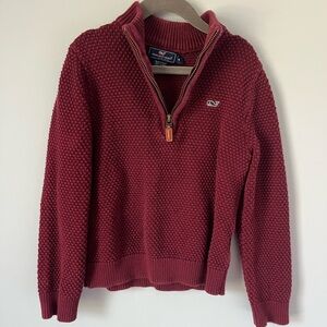 Vineyard Vines Kids Maroon Sweater